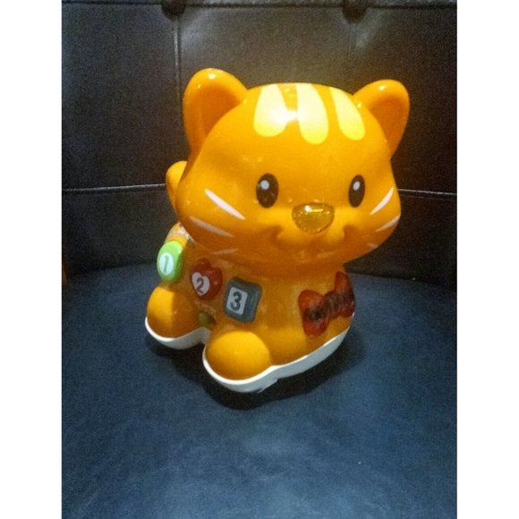 Vtech Catch Me Kitty Orange Cat Kitten Interactive Toddler Learning Toy - Picture 7 of 16